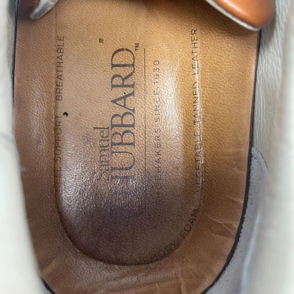Samuel Hubbard Men’s Leather Sneakers, Brown‎ Lace-Up Shoes, US 9.5 EU 43.5